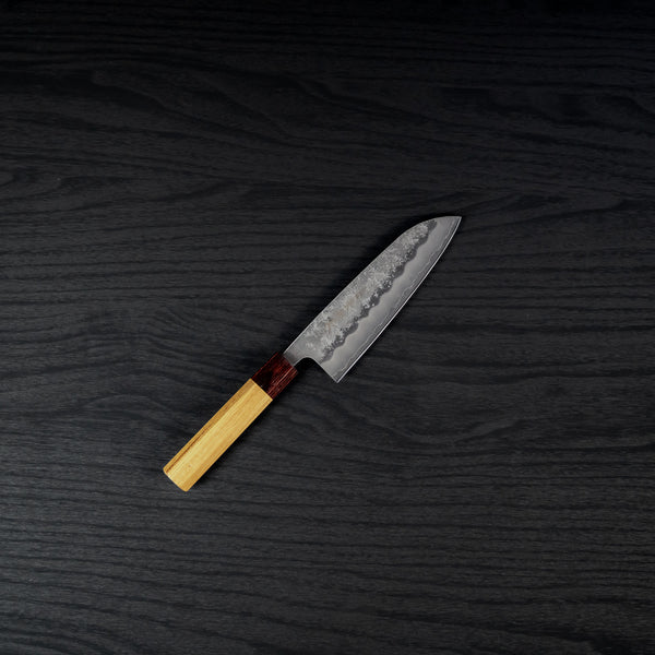 KIWAMI Santoku Silver3 Nashi-ji 165mm Finish