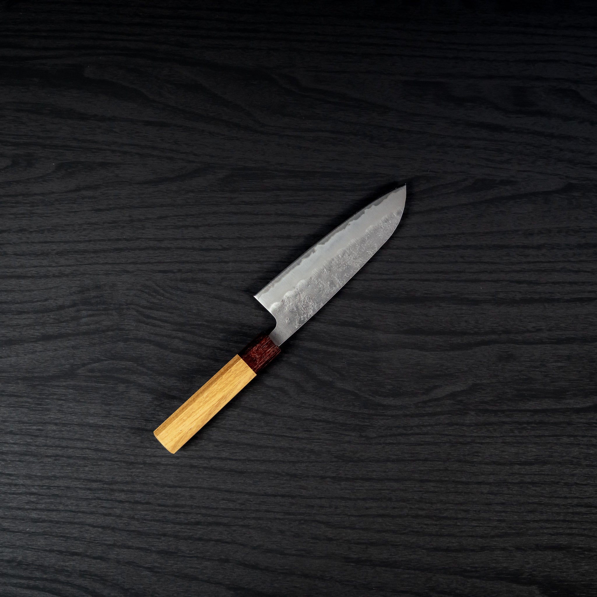 KIWAMI Santoku Silver3 Nashi-ji 165mm Finish