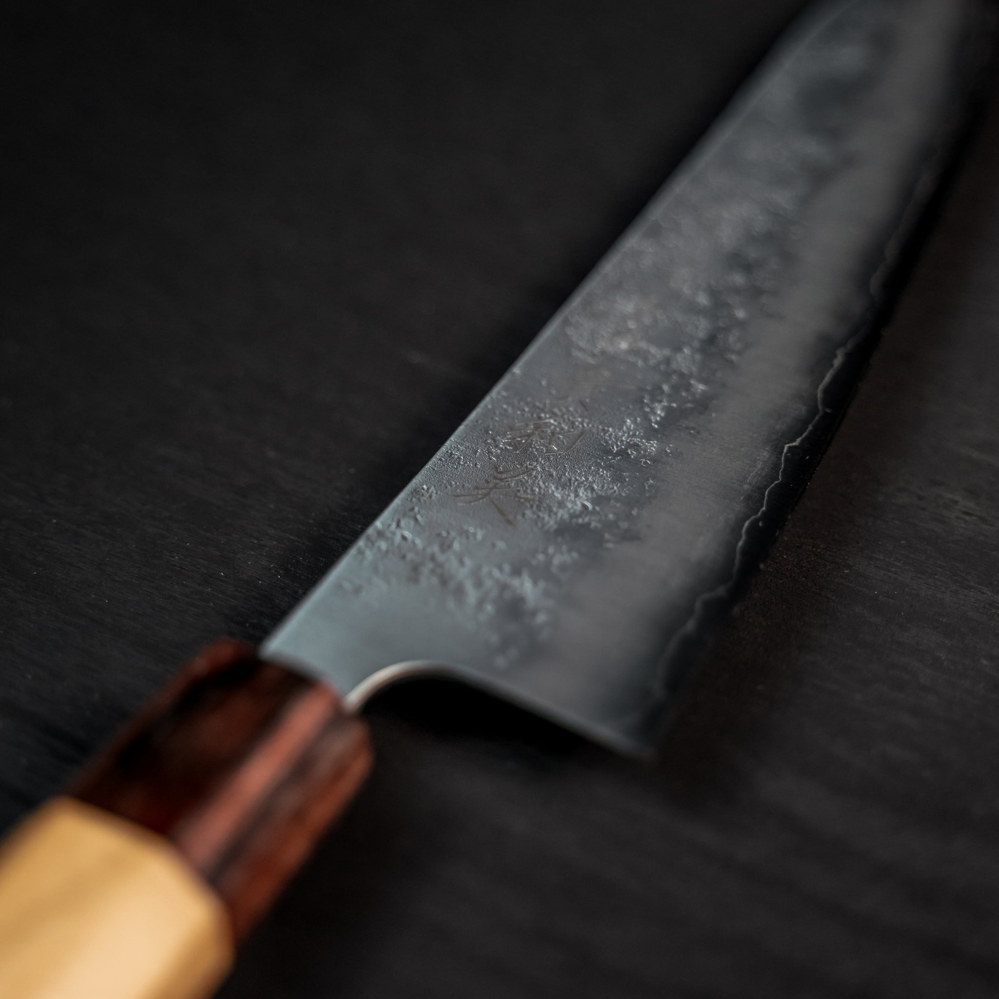 KIWAMI Santoku Silver3 Nashi-ji 165mm Finish